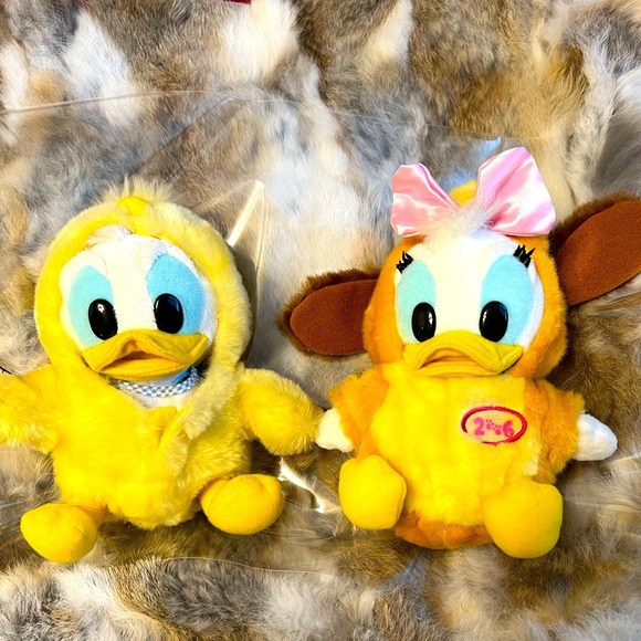 Vintage Baby Donald & Daisy Tokyo Disney Resort Plush 7